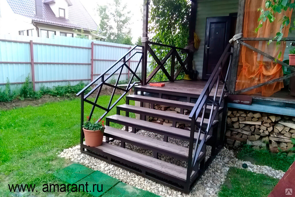 Перила крест накрест