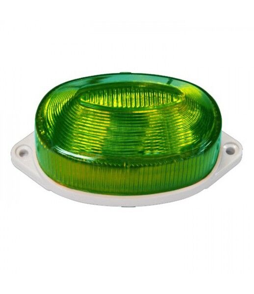 Строб лампа светодиодная - накладная зеленый