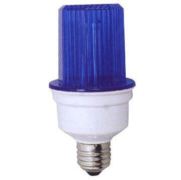 Строб лампа светодиодная с цоколем Е27 синий