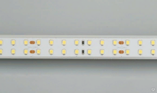 Лента светодиодная SMD 2835 196 диодов на метр 20,1 Ватт 24V IP33 Холодный белый #1