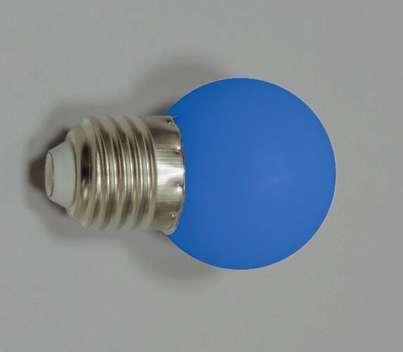 Светодиодная лампа для белт-лайта, 2 Вт, Е27, d=45 мм, синий