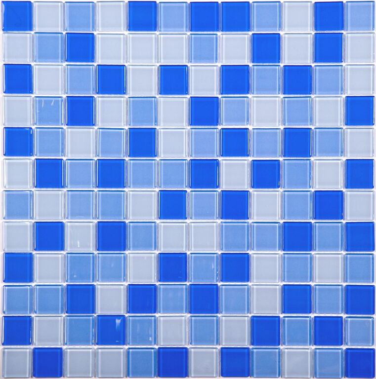 Мозаика стеклянная J-347 NSmosaic голубая