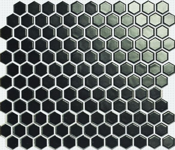 Мозаика керамогранитная PS2326-02 NSmosaic черная