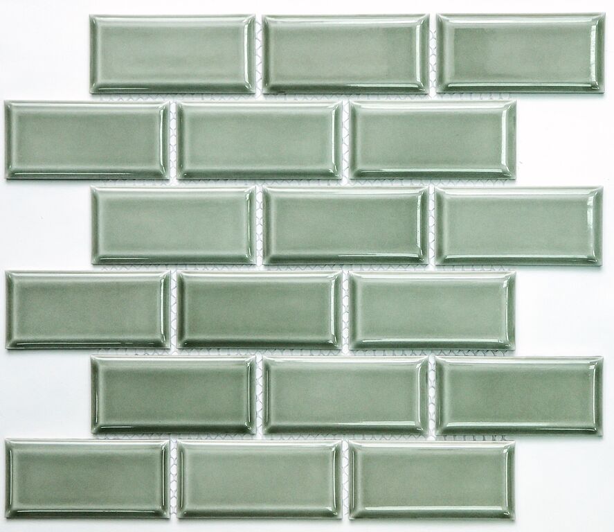 Мозаика керамическая PR4595-37 NSmosaic зеленая