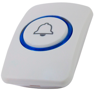 TANTOS TSw-BR1 Кнопка вызова радиоканальная 1 кнопочная прямоугольного дизайна цвет "белый" Tantos
