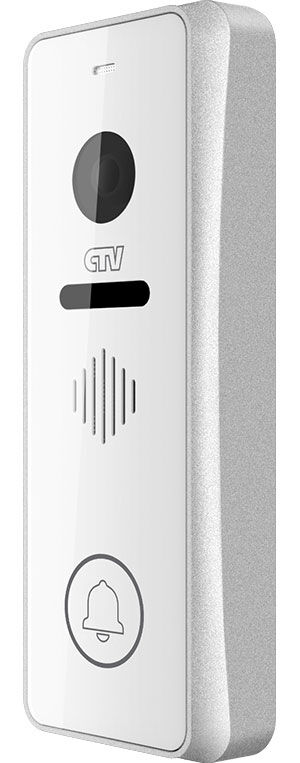 CTV-D3001S Вызывная панель для цветного видеодомофона, корпус алюминий / стекло, 1000твл, обзор 120°