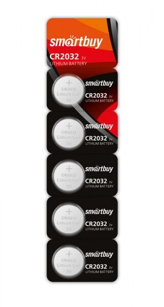 Smartbuy CR2032 Батарейка литиевая (диск) Разные производители