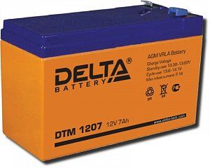 АКБ DELTA DTM 1207 Аккумуляторная батарея 12 В, 7 Ач Разные производители