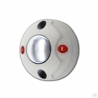 PUSHka (белая) Кнопка выхода накладная, НО, 12В, 0,1А, металл, 2-цветная подсветка, 40*20мм Разные производители 