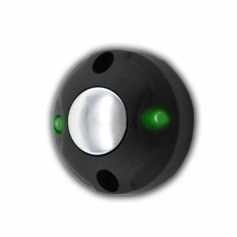PUSHka (черный). Кнопка выхода накладная, НО, 12В, 0,1А, металл, 2-цветная подсветка, 40*20мм Разные производители