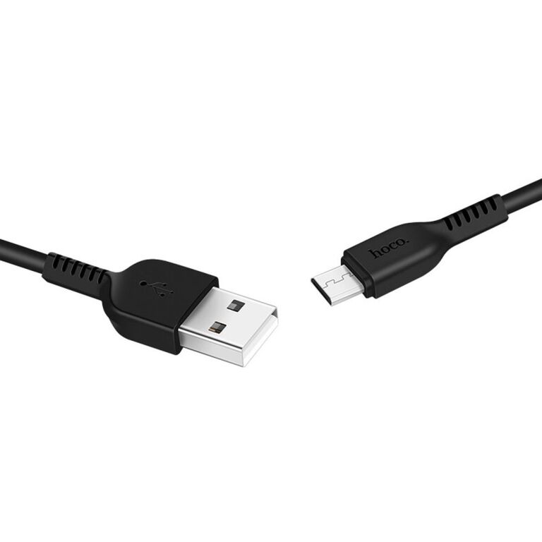 HOCO X20 Кабель USB 2A (microUSB - штекер USB) 2м, черный