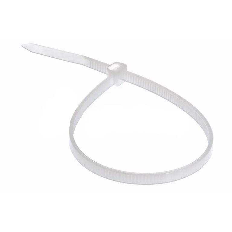 Стяжка для кабеля пластиковая (хомут) 250*4,0 белая Разные производители