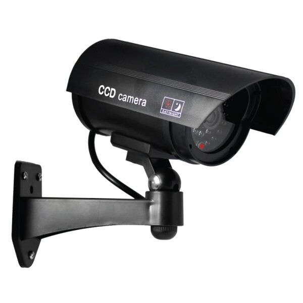 Муляж уличной видеокамеры с ИК-подсветкой Орбита OT-VNP12, черный