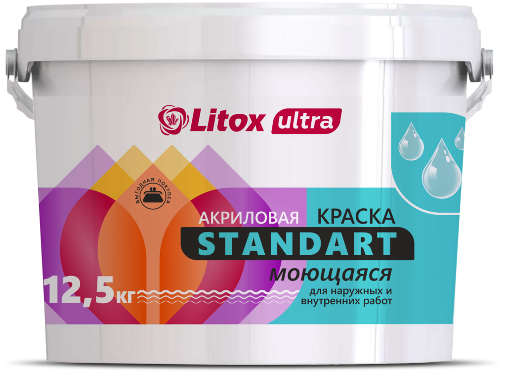 Краска «LITOX ULTRA STANDART» 12,5кг