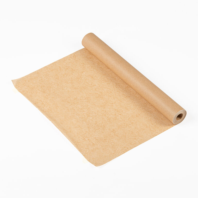 Бумага для выпекания силиконизированная 38 см х 25 м, подпергамент коричневый