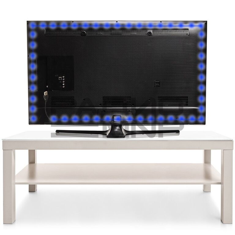 Лента LED с USB коннектором 5В, 8мм, IP65, SMD 2835, 60 LED на 1м (синий) "Lamper" 3