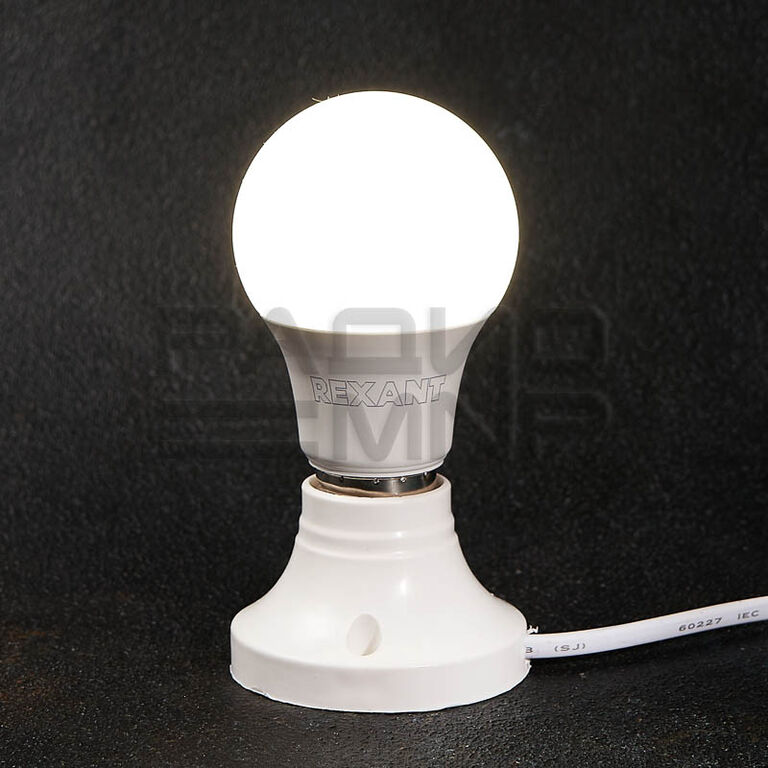 Лампа светодиодная Груша A60 11,5 Вт E27 1093 лм 4000K нейтральный свет "Rexant" 3