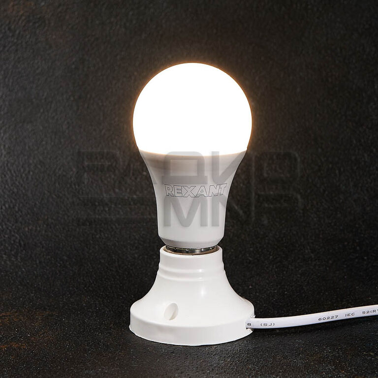 Лампа светодиодная Груша A60 15,5 Вт E27 1473 лм 2700K тёплый свет "Rexant" 3