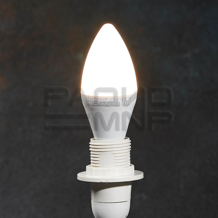 Лампа светодиодная Свеча (CN) 11,5 Вт E14 1093 лм 2700K тёплый свет "Rexant" 2