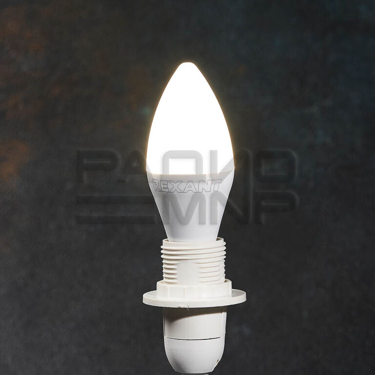 Лампа светодиодная Свеча (CN) 11,5 Вт E14 1093 лм 4000K нейтральный свет "Rexant" 3