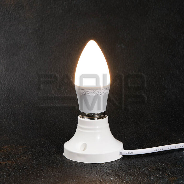 Лампа светодиодная Свеча (CN) 11,5 Вт E27 1093 лм 2700K тёплый свет "Rexant" 2