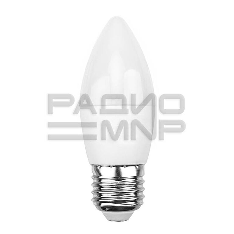 Лампа светодиодная Свеча (CN) 7,5 Вт E27 713 лм 6500K холодный свет "Rexant" 1