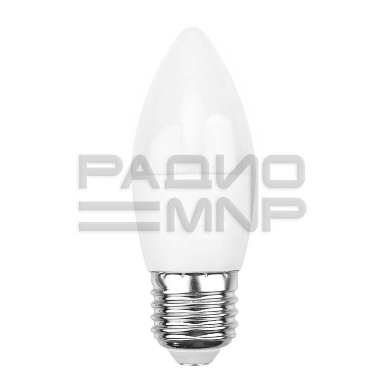 Лампа светодиодная Свеча (CN) 9,5 Вт E27 903 лм 2700K тёплый свет "Rexant" 1