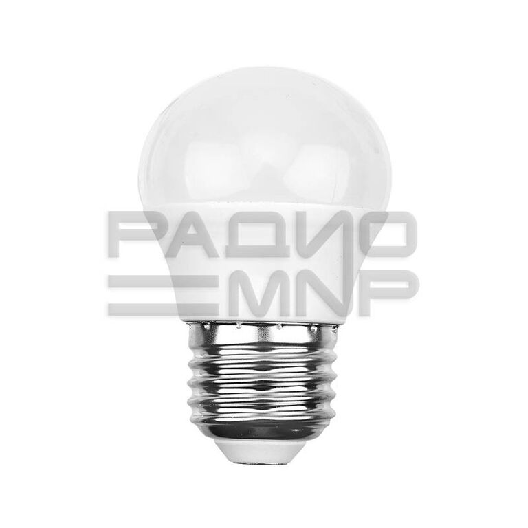 Лампа светодиодная Шарик (GL) 7,5 Вт E27 713 лм 4000K нейтральный свет "Rexant" 1