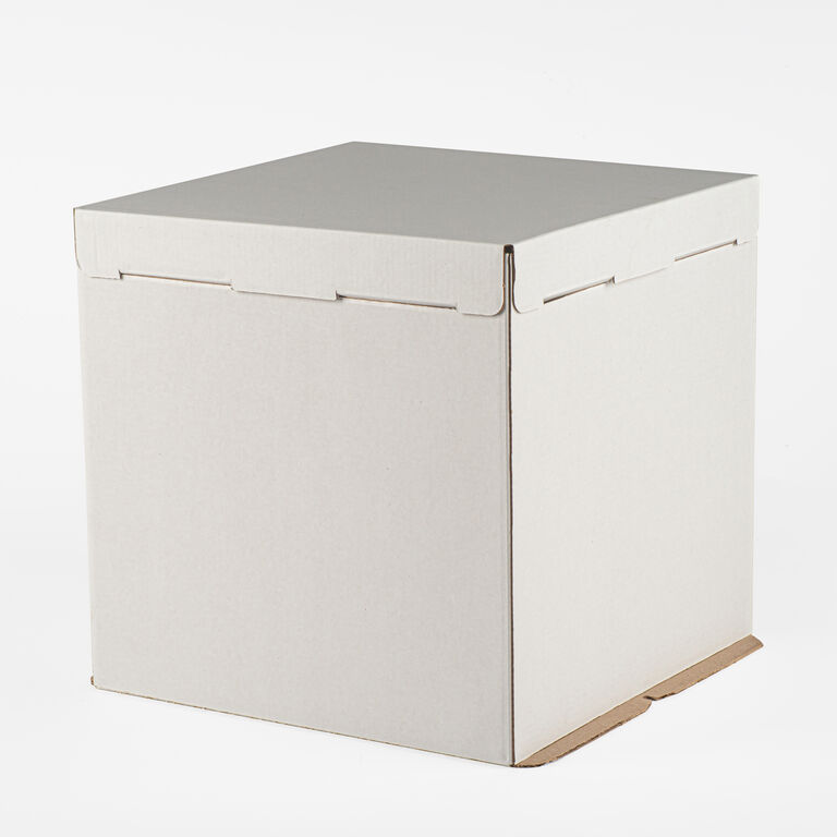 Коробка для торта 300х300х300 мм белая