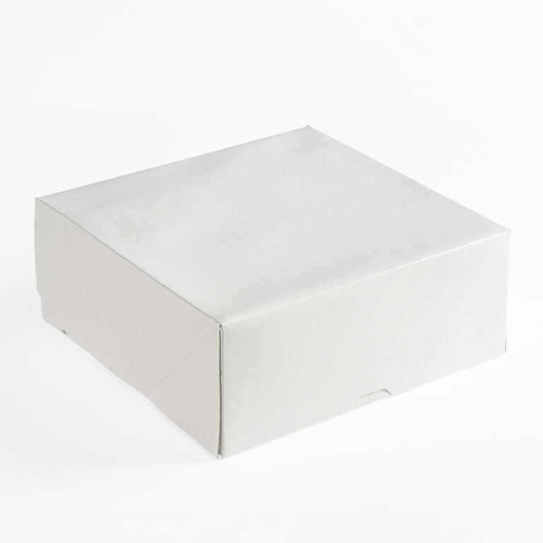 Коробка для торта 255х255х105 мм белая