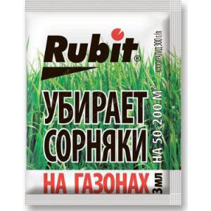 Гербицид для газонов Рубит (бис-300) 3 мл