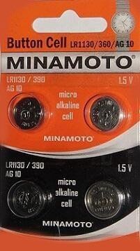 Элемент питания G10 (LR1130/390/LR54/189) Minamoto