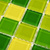 Мозаика стеклянная Apple mix Bonaparte зеленая желтая #3