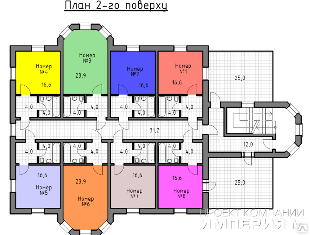 Планировка этажа гостиницы Оценка пожарного риска для здания отеля / гостиницы, цена от 40 000 руб. в Росто