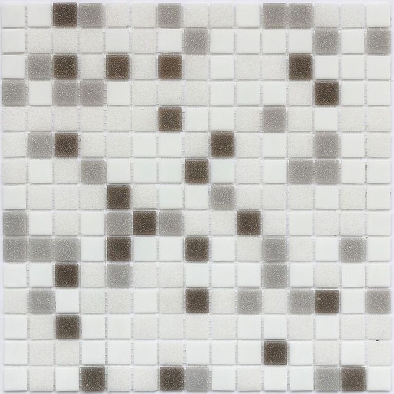 Мозаика стеклянная Dorex 327мм×327мм×4мм, чип: (20×20мм)