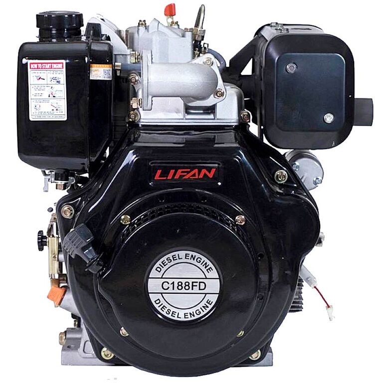 Двигатель LIFAN C188FD диз. 4-такт, 13л.с. эл.стартер