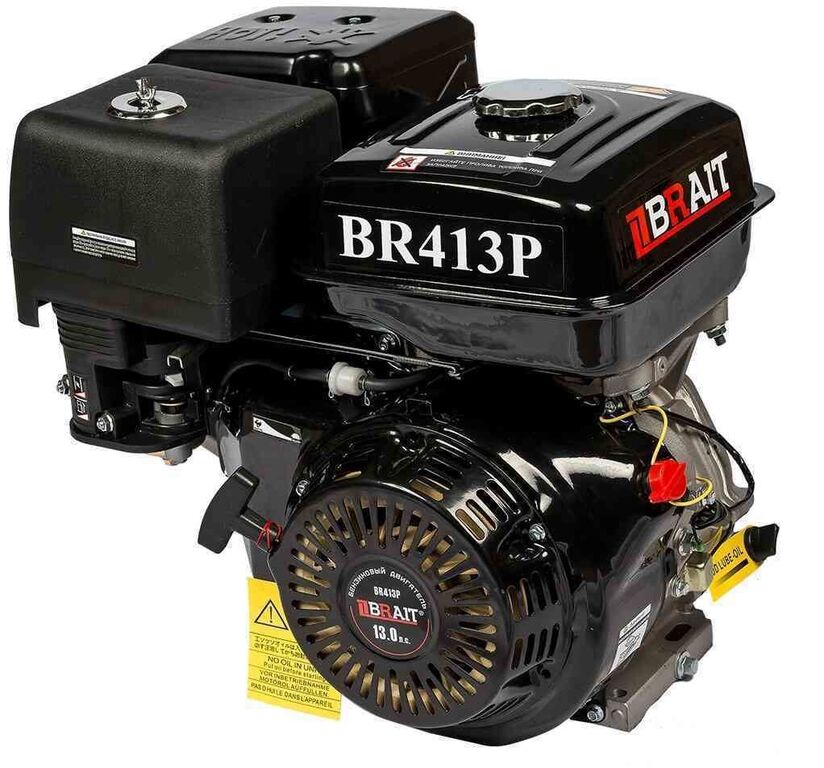Двигатель бензиновый BRAIT 413P (188F, 13л.с.)