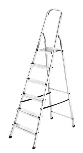 Лестница-стремянка алюминиевая PERILLA UFUK AL 6 ступеней