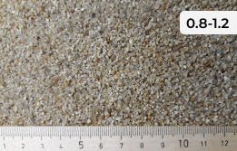 Песок кварцевый фракция 0.8-1.2 для фильтрации