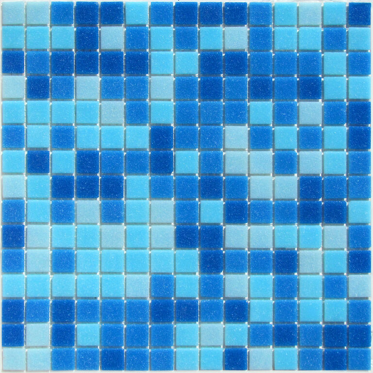 Мозаика стеклянная Aqua 100 (на бумаге) Bonaparte бассейновая