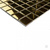 Мозаика керамогранитная Everest Gold Bonaparte золотая #2