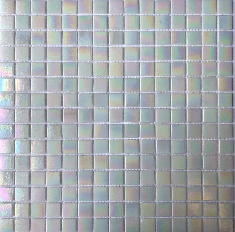 Мозаика стеклянная PIX121 Pixmosaic глянцевая белая PIX 121