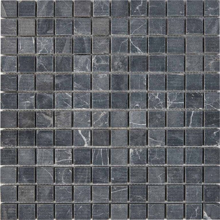Мозаика каменная PIX248 Pixmosaic PIX 248 Nero Marquna матовая черная
