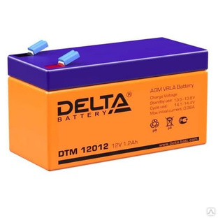 Аккумулятор Delta DTM 12012 (12V / 1.2Ah) 