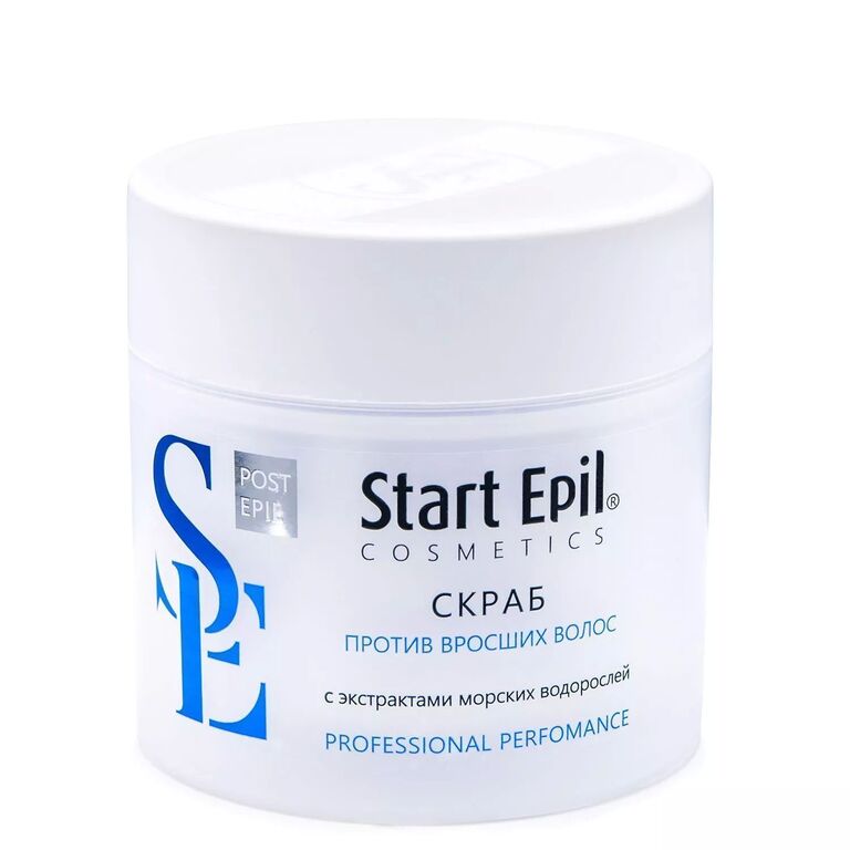 Start Epil Скраб против вросших волос с экстрактами морских водорослей 300 мл ARAVIA Professional