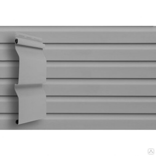 Сайдинг виниловый Grand Line корабельная доска 3600 мм, цвет: серый 