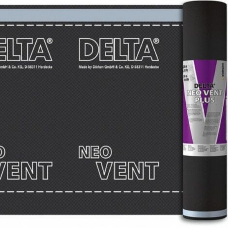 Объемная мембрана Delta Dörken-Neo Vent Plus DEL, диффузная универсальная