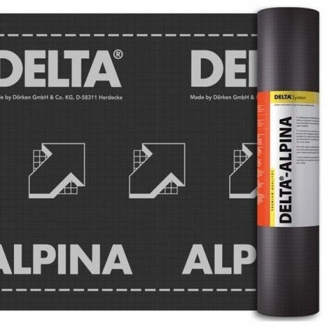 Диффузионная мембрана для пологих и сложных крыш Delta Dörken Alpina