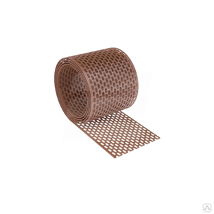 Карнизная вентиляционная лента Eurovent EAVES GRATE, L=5000 мм, коричневый 