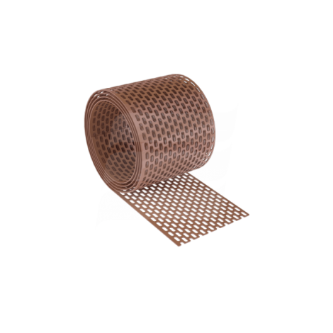 Карнизная вентиляционная лента Eurovent EAVES GRATE, L=5000 мм, коричневый